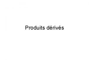 Produits drivs Achat dun Future Contrat entre 2