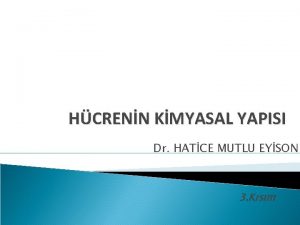 HCRENN KMYASAL YAPISI Dr HATCE MUTLU EYSON 3