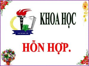 DY TTHC TT Khoa hc Cc cht c