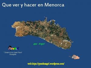Que ver y hacer en Menorca Dream In
