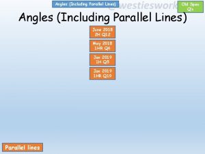 westiesworkshop Angles Including Parallel Lines June 2018 2