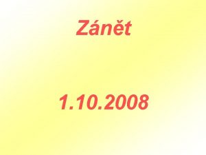 Znt 1 10 2008 Znt Je reakce iv