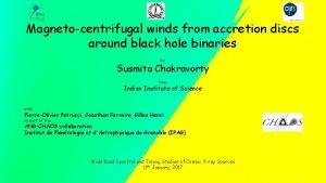 Magnetocentrifugal winds from accretion discs around black hole