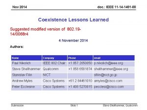 doc IEEE 11 14 1481 00 Nov 2014