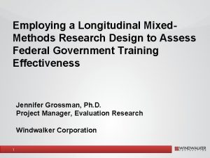 Employing a Longitudinal Mixed Methods Research Design to