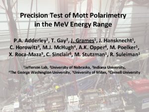 Precision Test of Mott Polarimetry in the Me