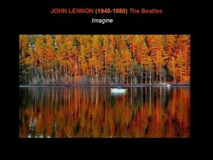 JOHN LENNON 1940 1980 The Beatles Imagine wave