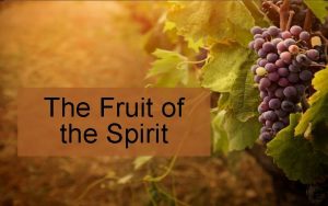 The Fruit of the Spirit October Love November