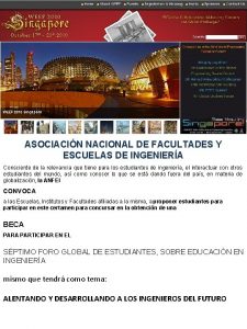 ASOCIACIN NACIONAL DE FACULTADES Y ESCUELAS DE INGENIERA