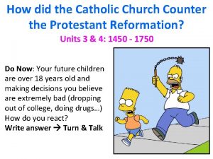 How did the Catholic Church Counter the Protestant