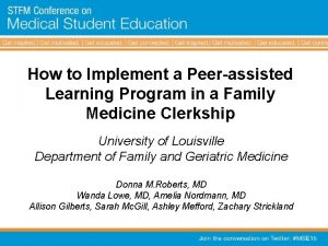 How to Implement a Peerassisted Learning Program in