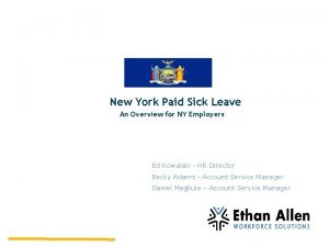 New York Paid Sick Leave An Overview for