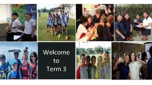 Welcome to Term 3 Welcome to Term 3