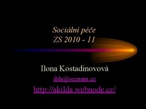 Sociln pe ZS 2010 11 Ilona Kostadinovov ildaseznam