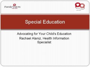 Special Education Advocating for Your Childs Education Rachael