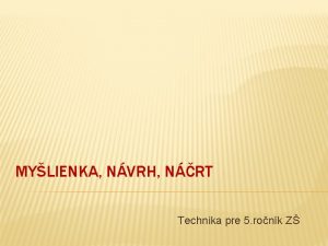 MYLIENKA NVRH NRT Technika pre 5 ronk Z