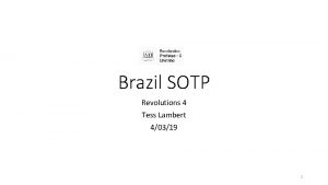 Brazil SOTP Revolutions 4 Tess Lambert 40319 1