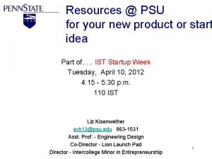 Resources PSU for your new product or start