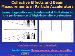 Collective Effects and Beam Measurements in Particle Accelerators