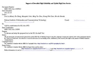 Support of Downlink High Reliability and Uplink High