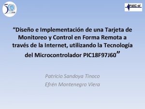 Diseo e Implementacin de una Tarjeta de Monitoreo