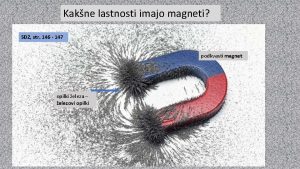 Kakne lastnosti imajo magneti SDZ str 146 147