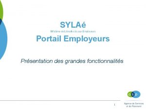 SYLA SYstme de Libre Accs aux Employeurs Portail