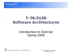 Sober IT Software Business and Engineering Institute T76