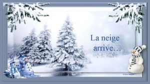 La neige arrive Lise Gingras Une nouvelle saison