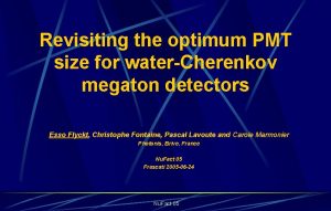 Revisiting the optimum PMT size for waterCherenkov megaton