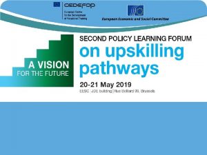 Analytical framework for developing upskilling pathways for adults