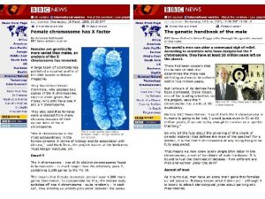 Sex Chromosomes X and Y chromosomes that determine