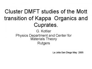 Cluster DMFT studies of the Mott transition of