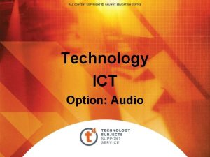 Technology ICT Option Audio Digital Audio Sound is