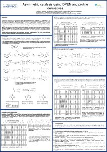 Asymmetric catalysis using DPEN and proline derivatives Charles