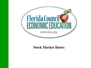 Stock Market Basics What are stocks A stock