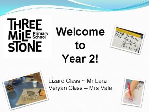 Welcome to Year 2 Lizard Class Mr Lara