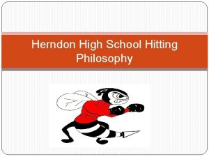 Herndon High School Hitting Philosophy 3 Absolutes You