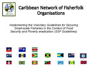 Caribbean Network of Fisherfolk Organisations Implementing the Voluntary