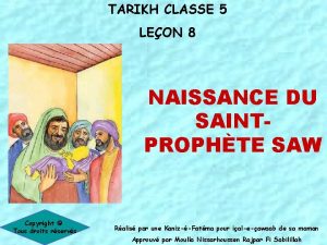 TARIKH CLASSE 5 LEON 8 NAISSANCE DU SAINTPROPHTE