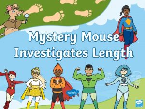 Mystery Mouse loves superheroes He likes to track