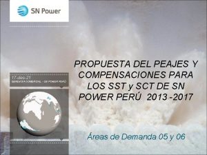 17 des21 GERENCIA COMERCIAL SN POWER PER PROPUESTA