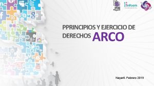 PPRINCIPIOS Y EJERCICIO DE DERECHOS ARCO Nayarit Febrero