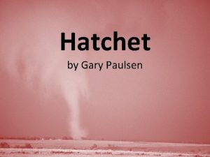 Hatchet by Gary Paulsen Questions Hatchet by Gary