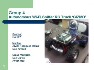 Group 4 Autonomous WiFi Sniffer RC Truck GIZMO