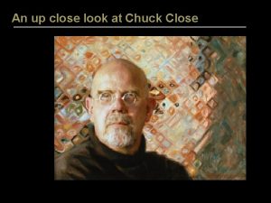 An up close look at Chuck Close C
