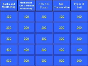 Rocks and Weathering Mechanical And Chemical Weathering How