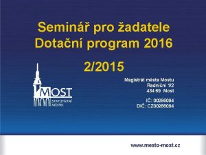 Semin pro adatele Dotan program 2016 22015 Magistrt
