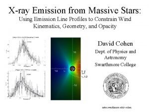 Xray Emission from Massive Stars Using Emission Line