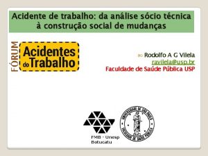 Acidente de trabalho da anlise scio tcnica construo